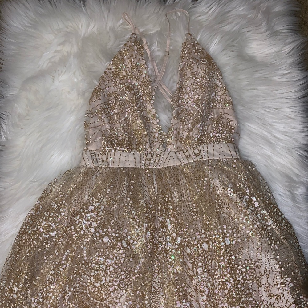 Ivory/Gold Dress
